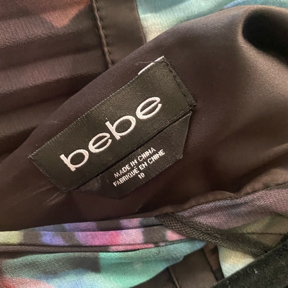 COPY - Bebe mesh floor length gown - Picture 3 of 6